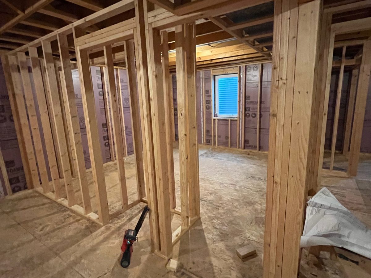 Lynden Basement Addition by M Squared Contracting LLC